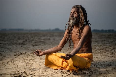 “De Bezinnende Sadhu” Een meesterwerk van contemplatie en spirituele vervoering!